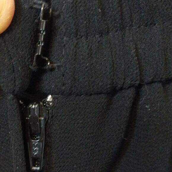 VTG Julian Wilder 2 Pc Black Skirt Suit Women's 10 Beaded Collar Crystal Button - Picture 12 of 13